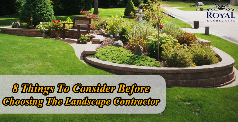 Choosing The Landscape Contractor